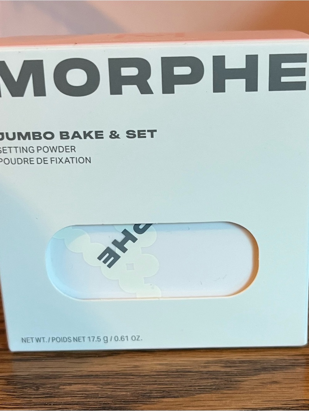 Morphe Jumbo Bake & Set Setting Powder - White Cream Packagingmorphe